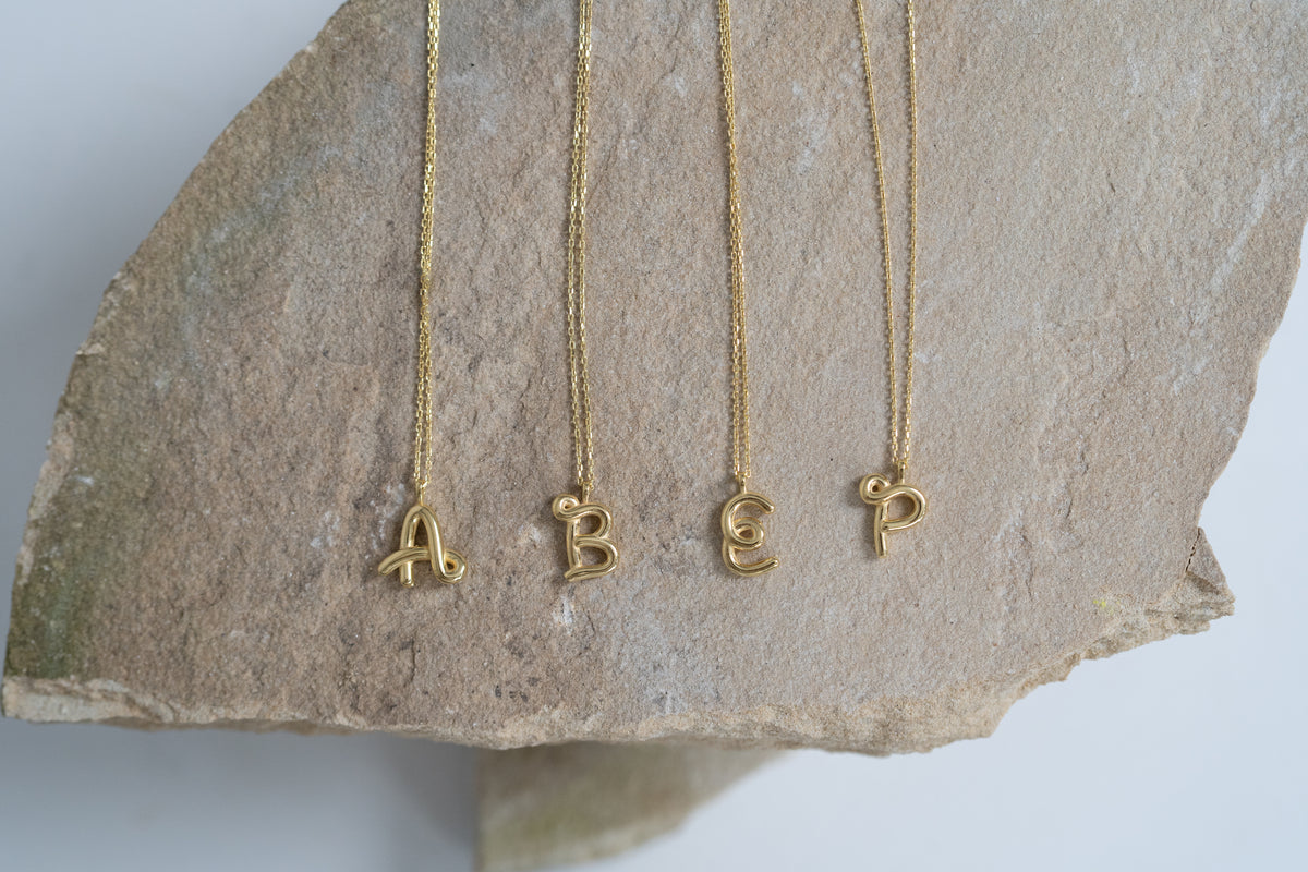 Chunky Letter Necklace