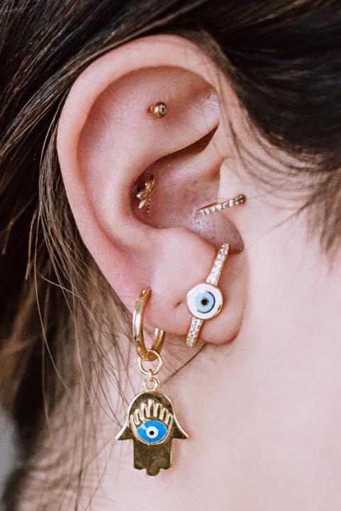 Fatimas Eye Earring