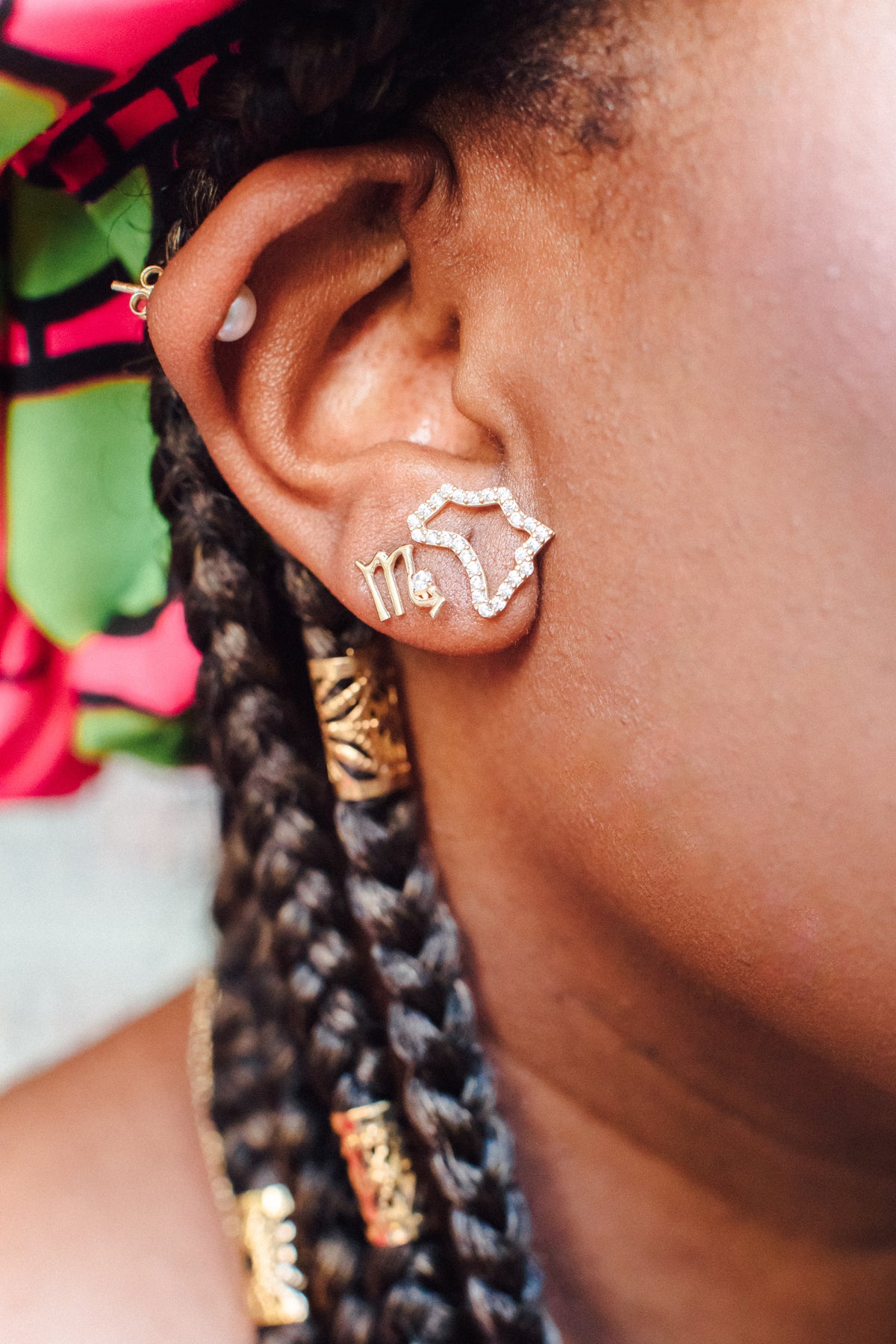 Skorpion Earrings Gold